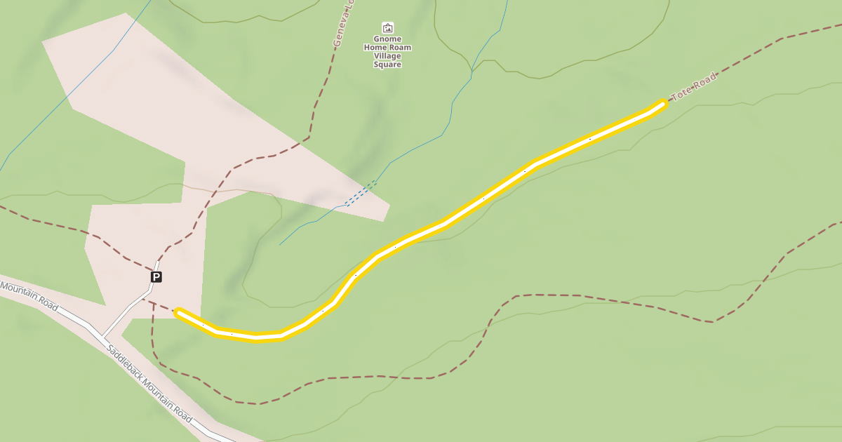Map preview of Tote Road