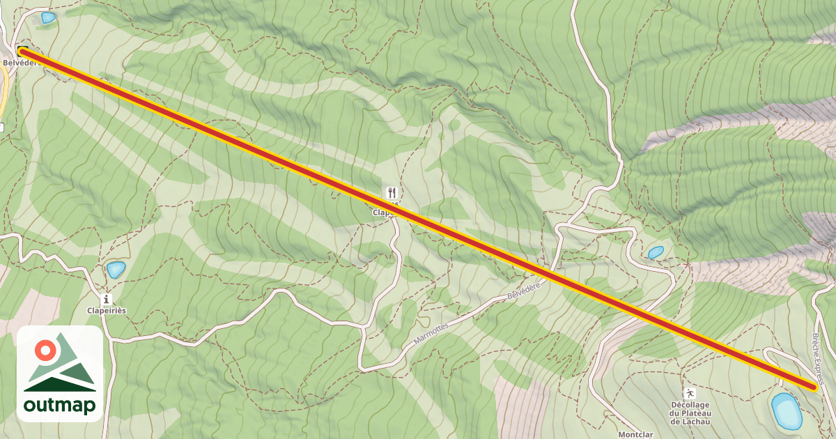 Map of Belvédère