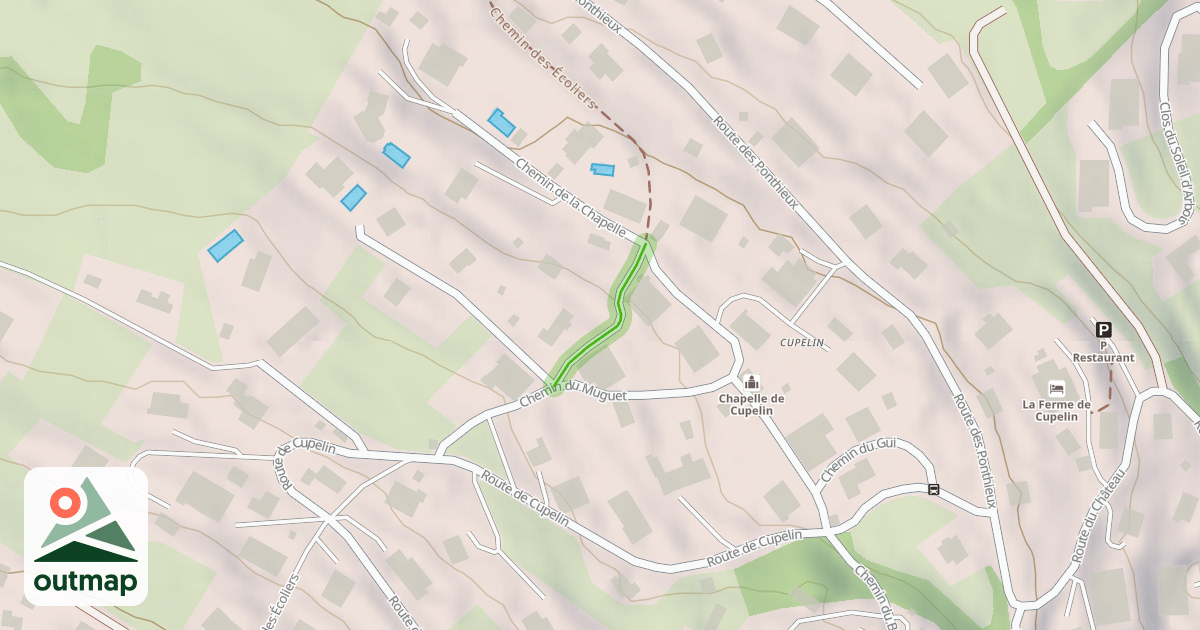 Map of Chemin du Muguet