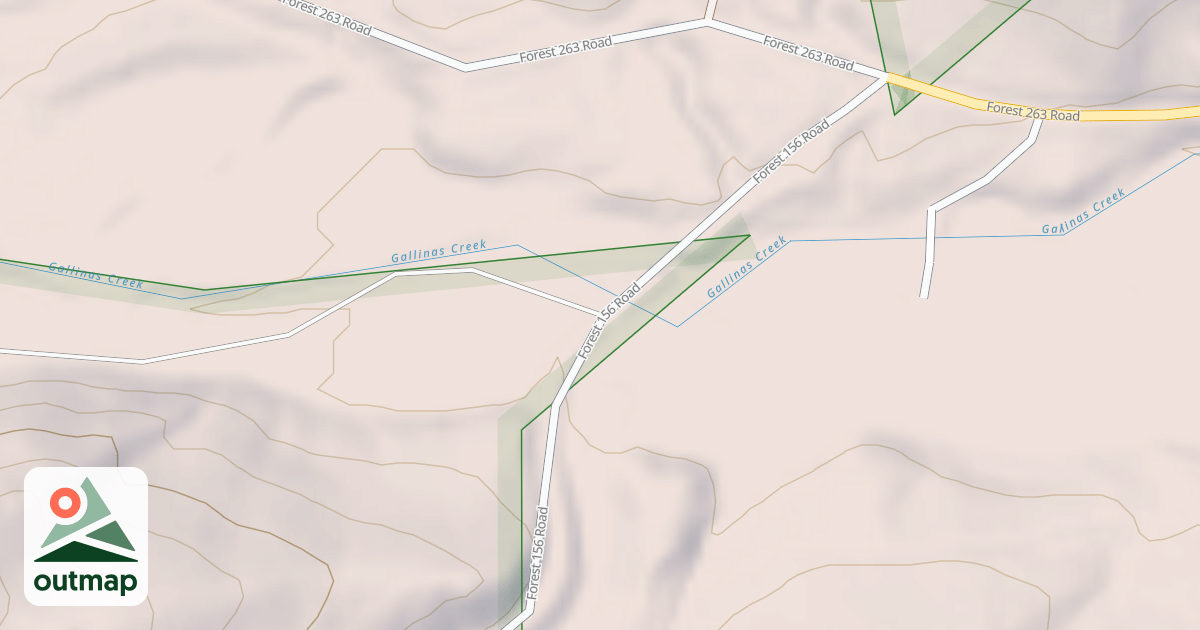Map of JOHNSON MESA