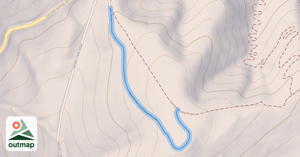 Map of Lakeview Lollipop Trail