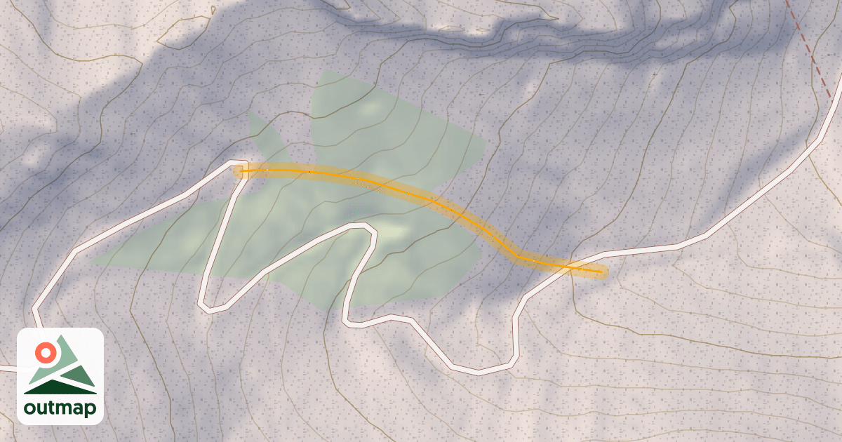 Map of Serge Gousseault Hors Piste