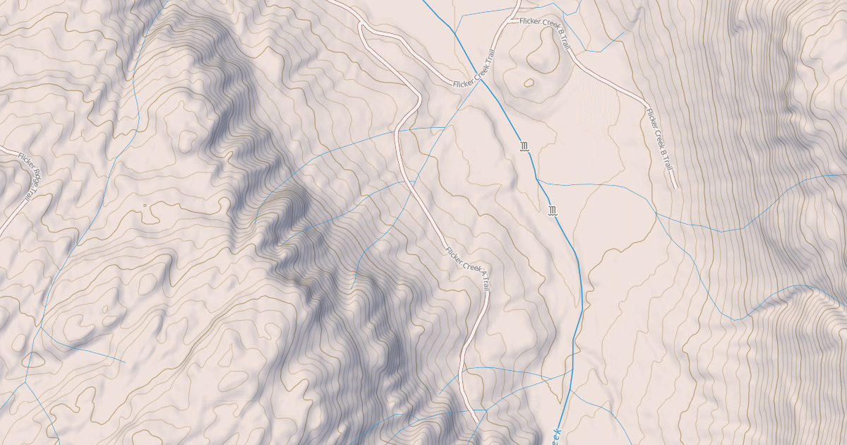 Map preview of Flicker Creek A
