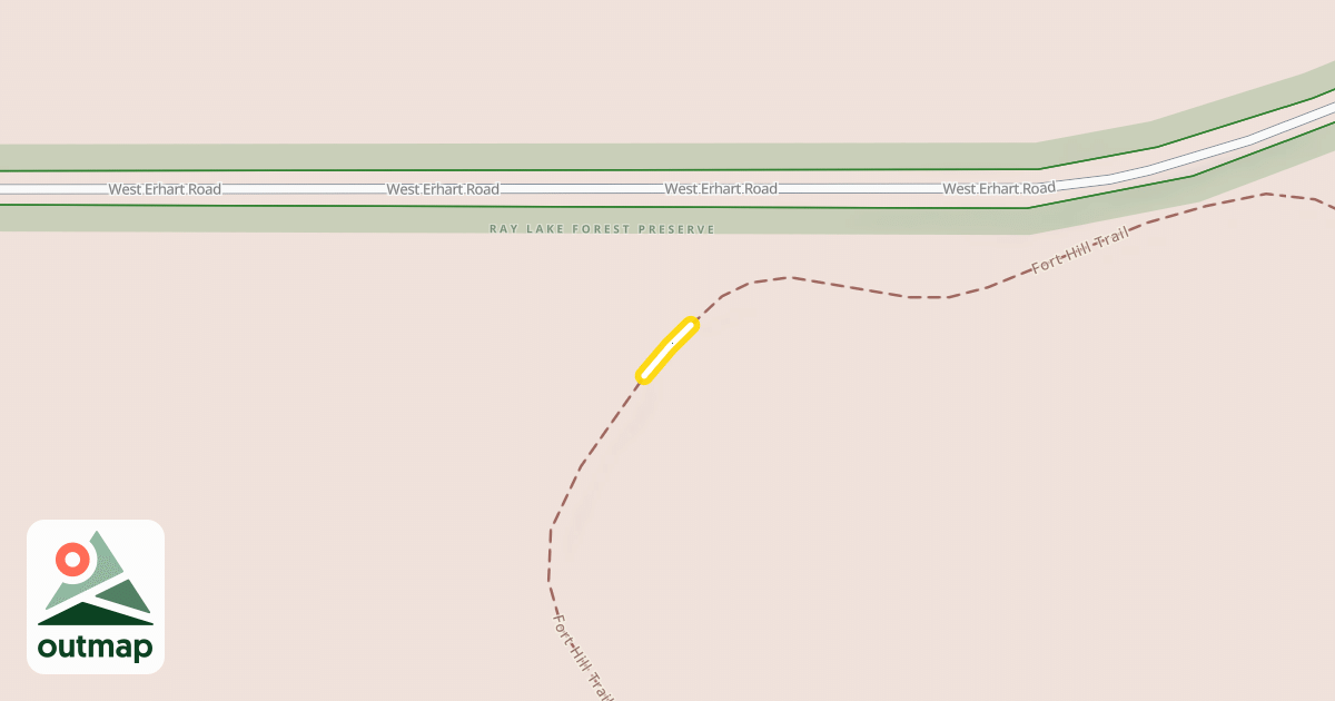 Map of Fort Hill Trail