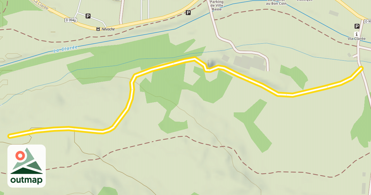 Map of Les Planchettes - Les Clots / Fortville