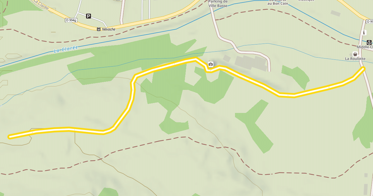 Map preview of Les Planchettes - Les Clots / Fortville