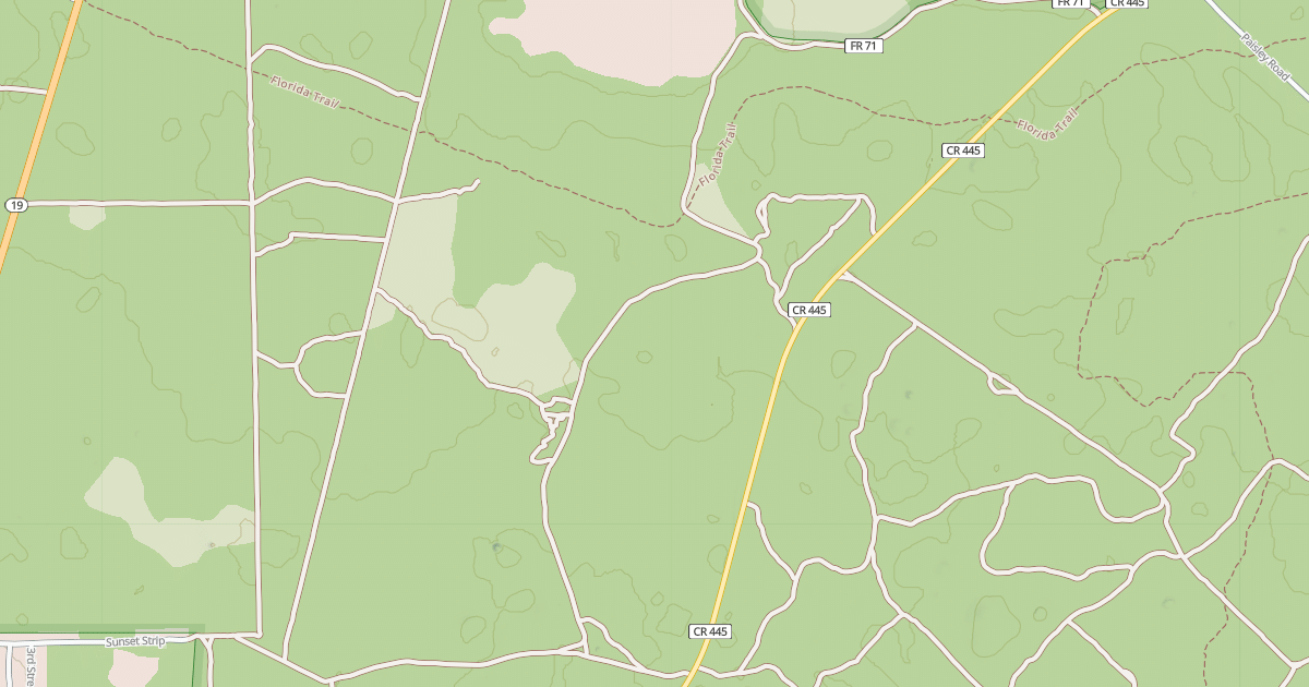 Map preview of USFS National Forest System Roads {BBF1CF6F-6D43-4727-9A97-F8EA89A256E1}