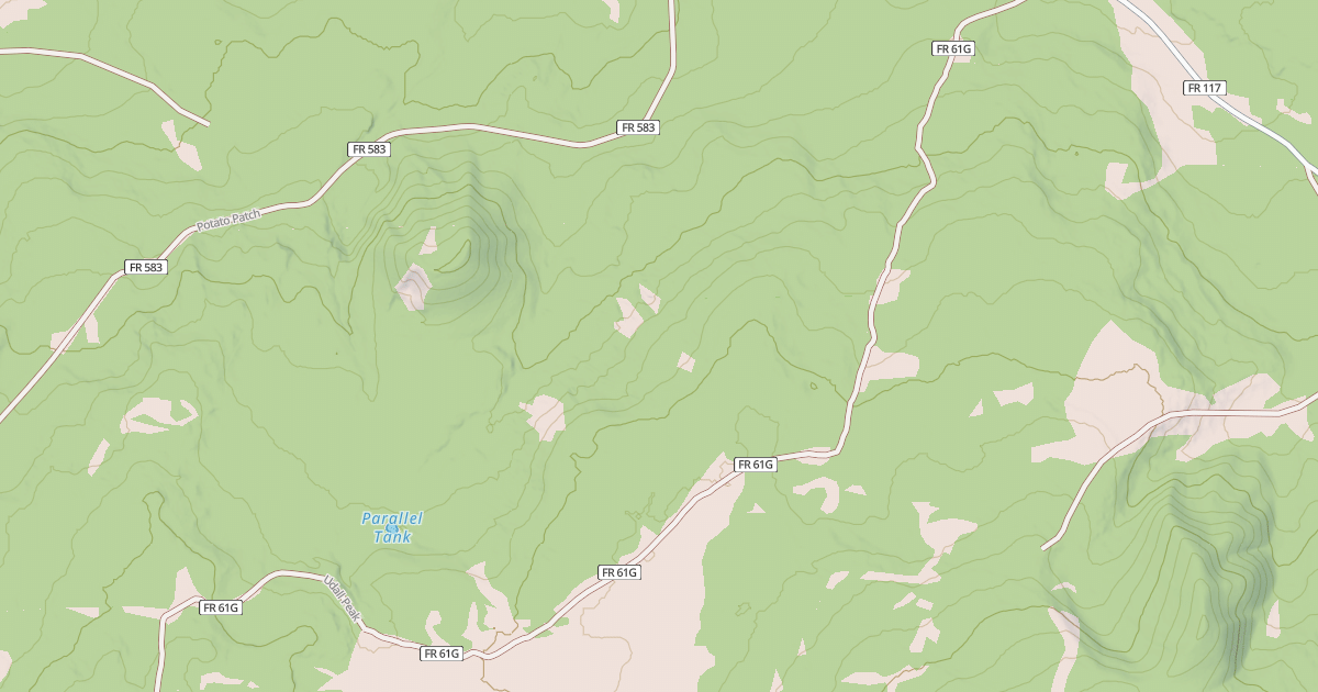 Map preview of UDALL PEAK