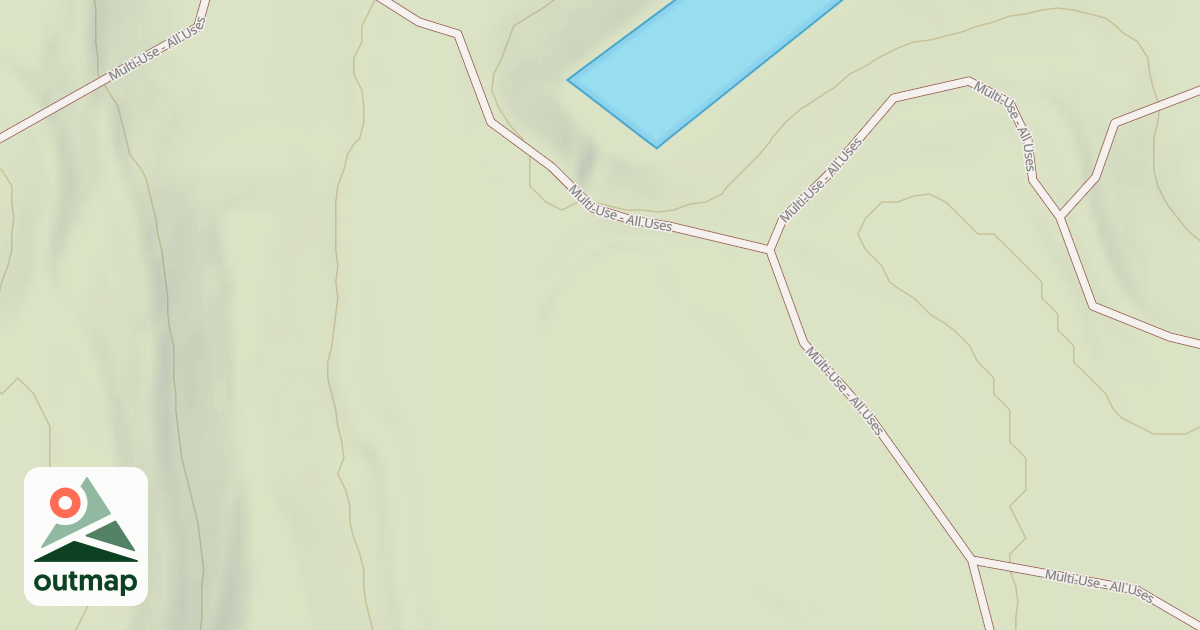 Map of Interlake State Recreation Area Trails