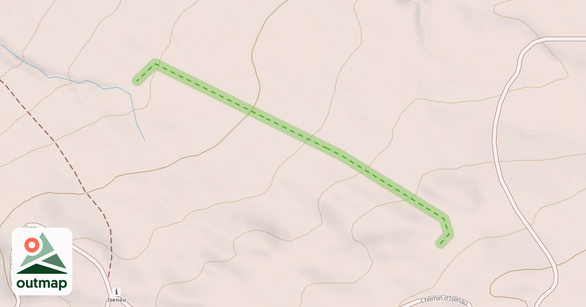 Map of (abandonné) piste