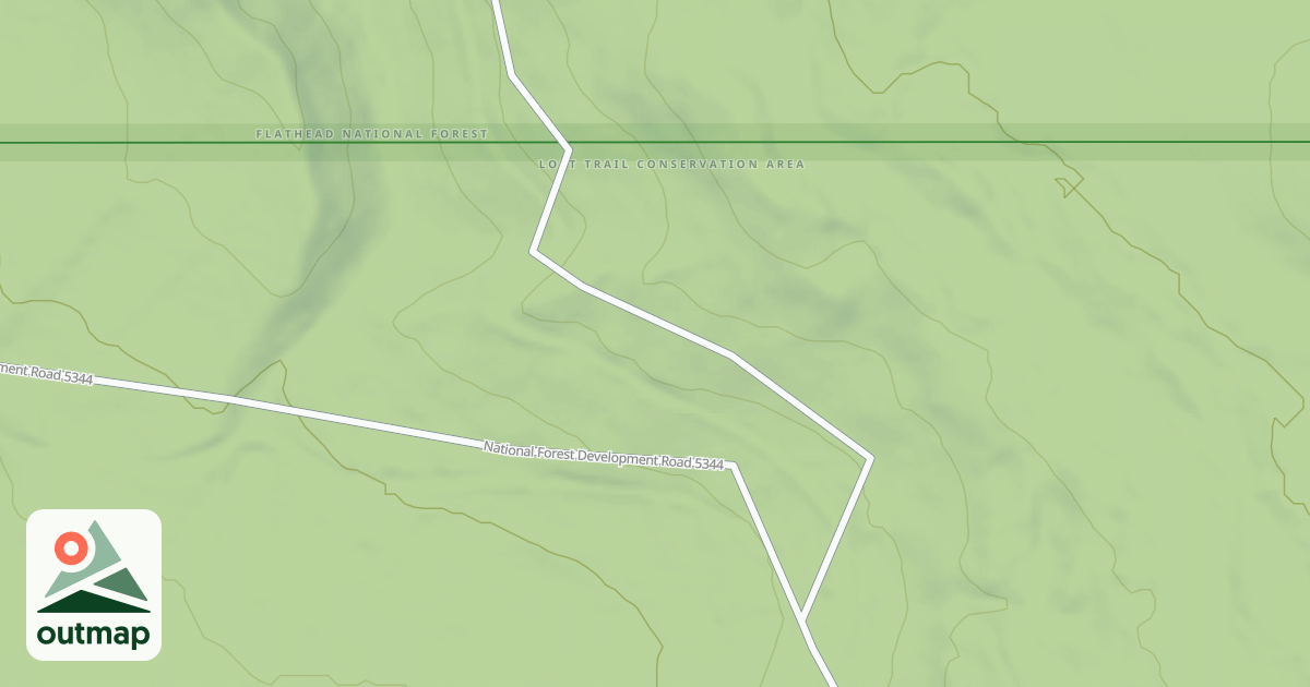 Map of FIVE LAKES