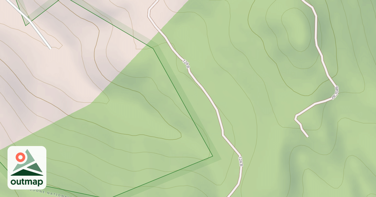 Map of White Sulphur Ohv Trail - B