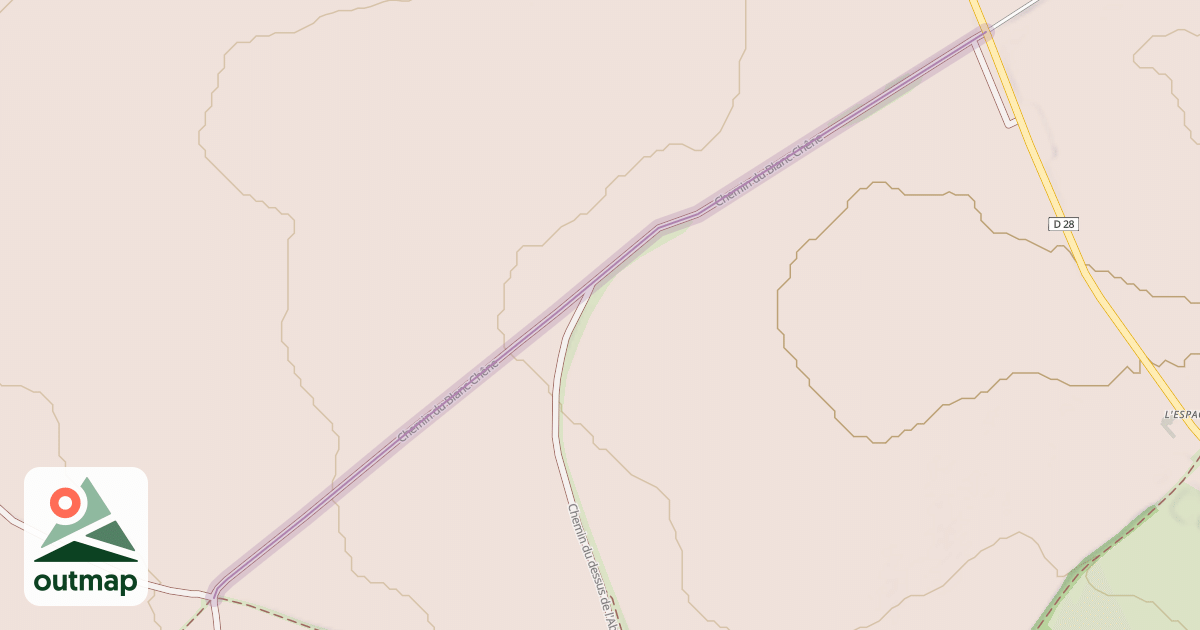 Map of Chemin du Blanc Chêne