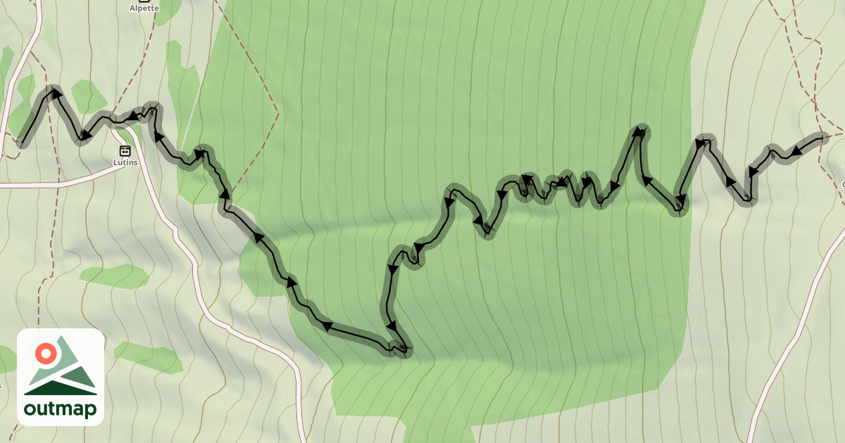 Map of Sapins