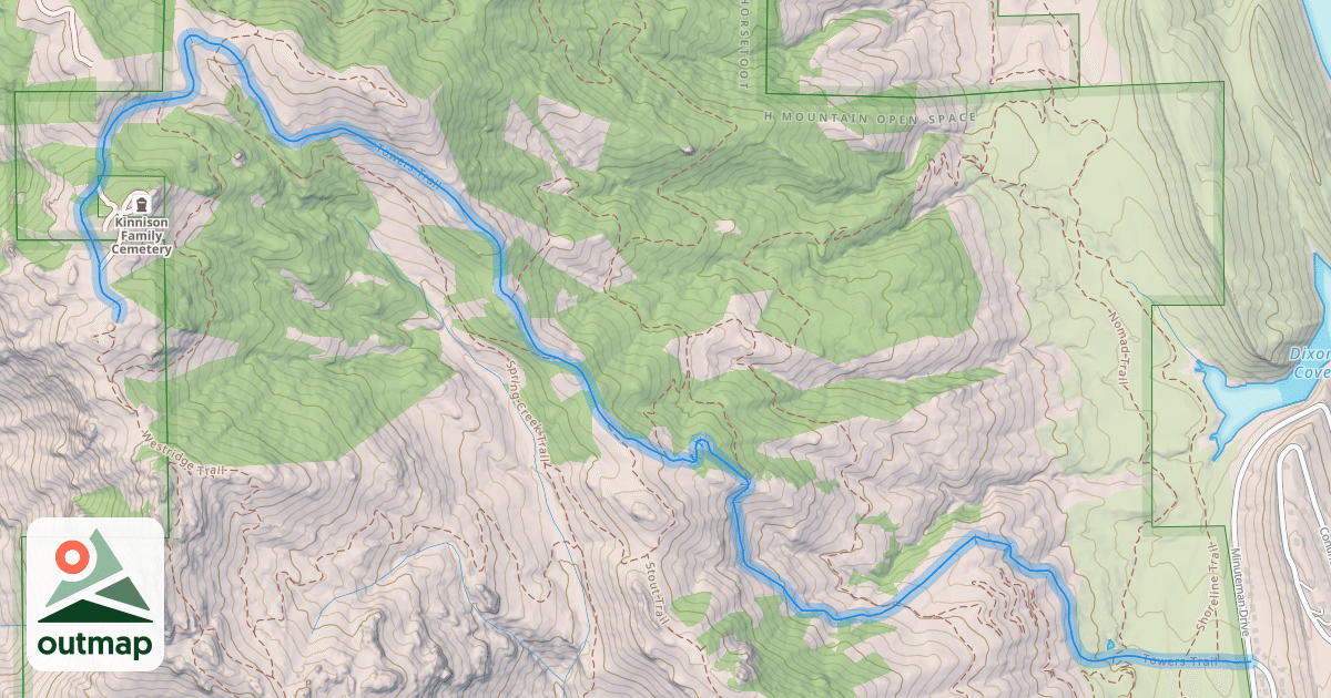 Map of Towers Trail