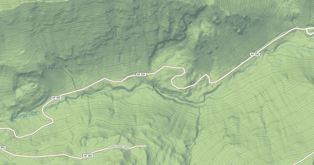 Map preview of USFS Motor Vehicle Use Map Roads {C5E3E32C-186B-4331-B30F-B3FBADF11B42}