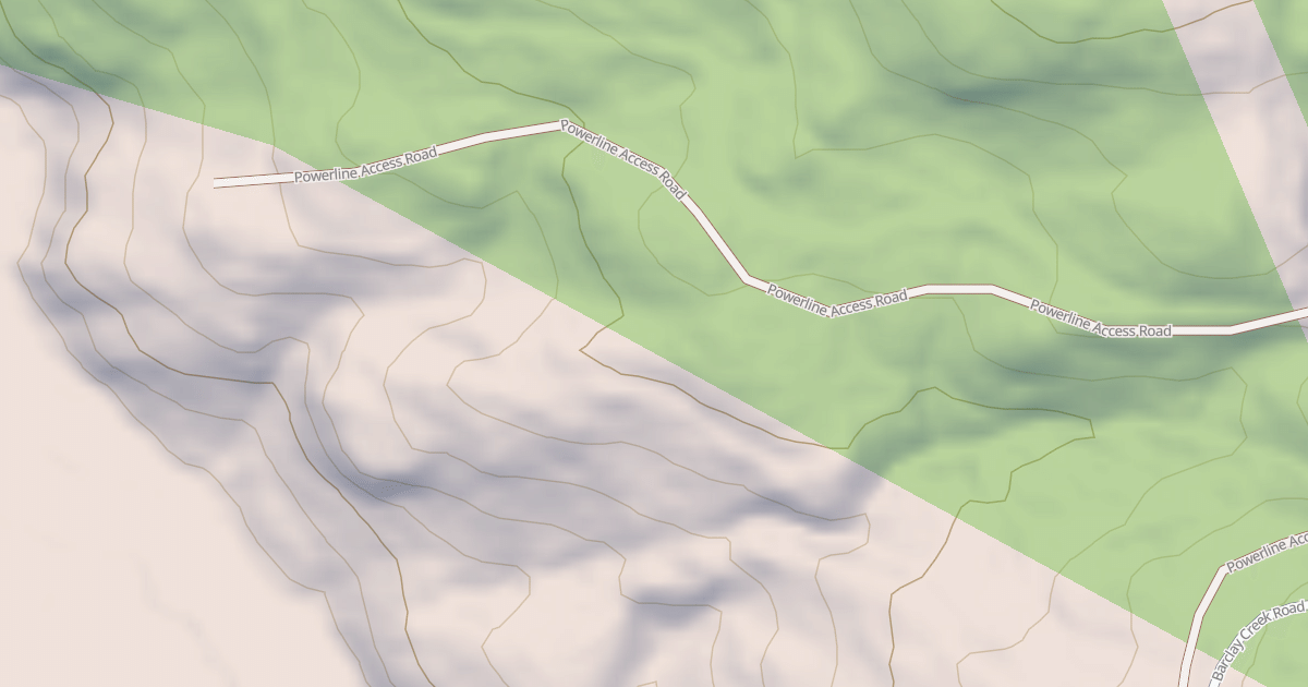 Map preview of POWERLINE ACCESS