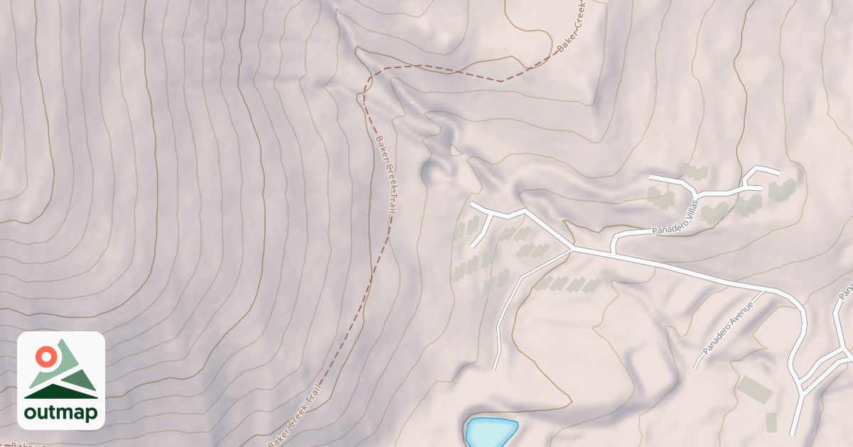 Map of Baker Creek