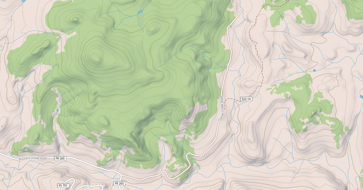 Map preview of TURNER CREEK