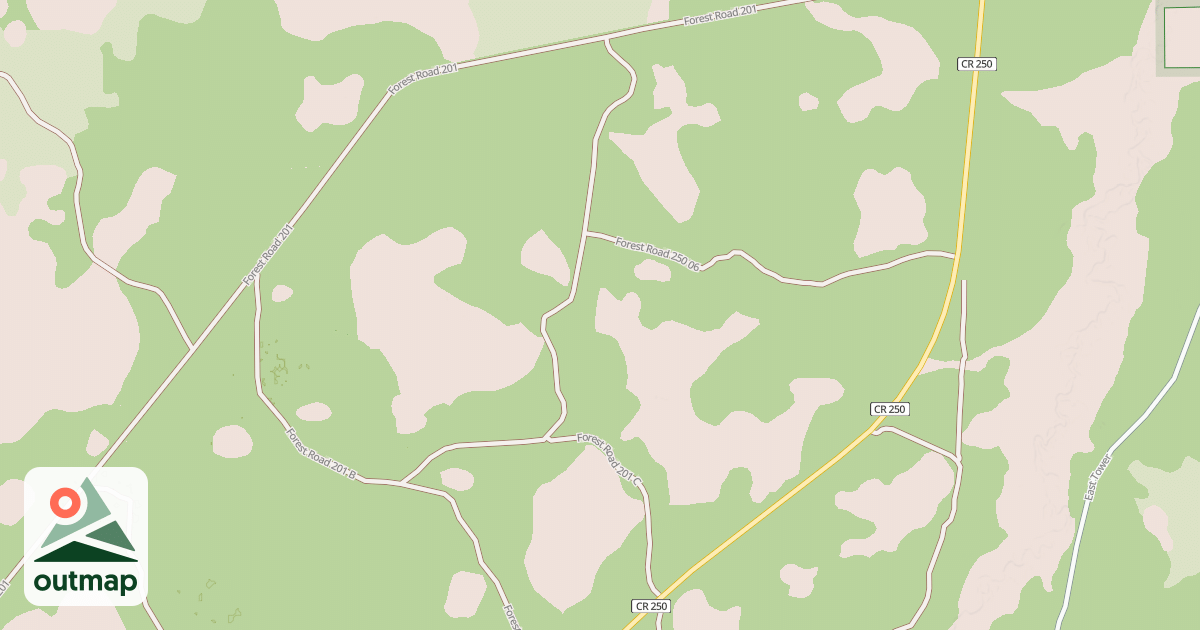 Map of USFS Motor Vehicle Use Map Roads {7E5678E6-3519-4259-9573-B9954F64880C}