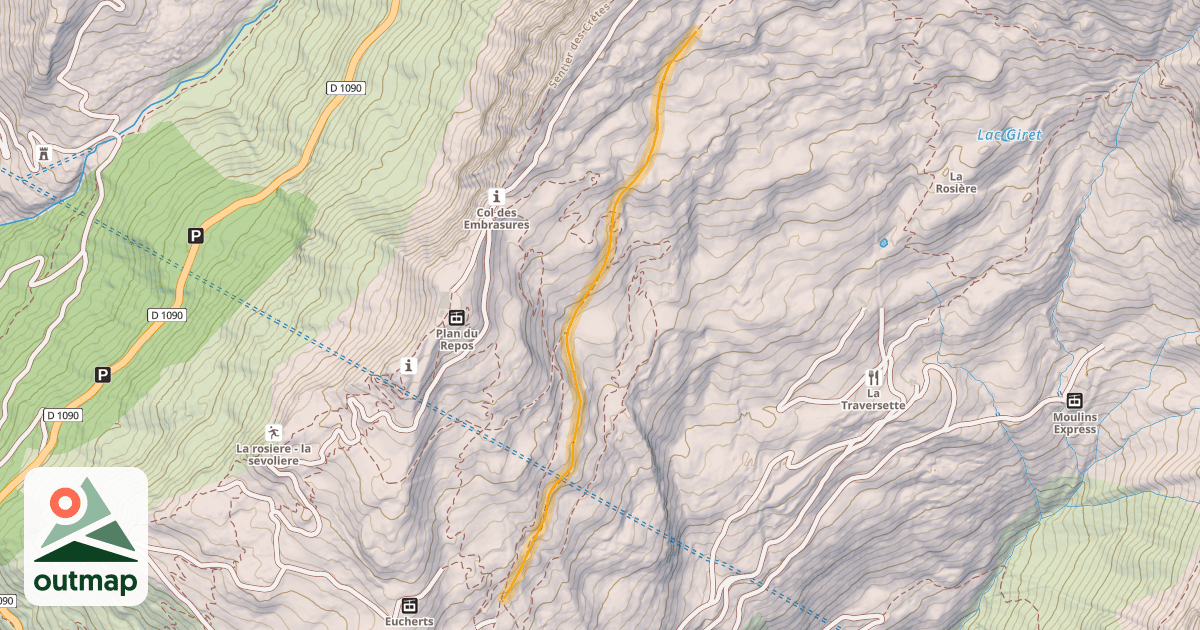Map of Choucas