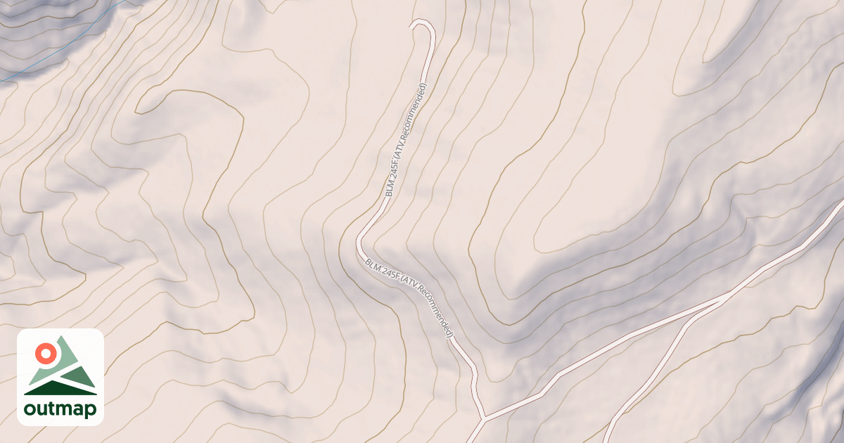 Map of BLM National GTLF Public Motorized Roads 12948949-669a-4ec5-ba3c-ee6b93995890