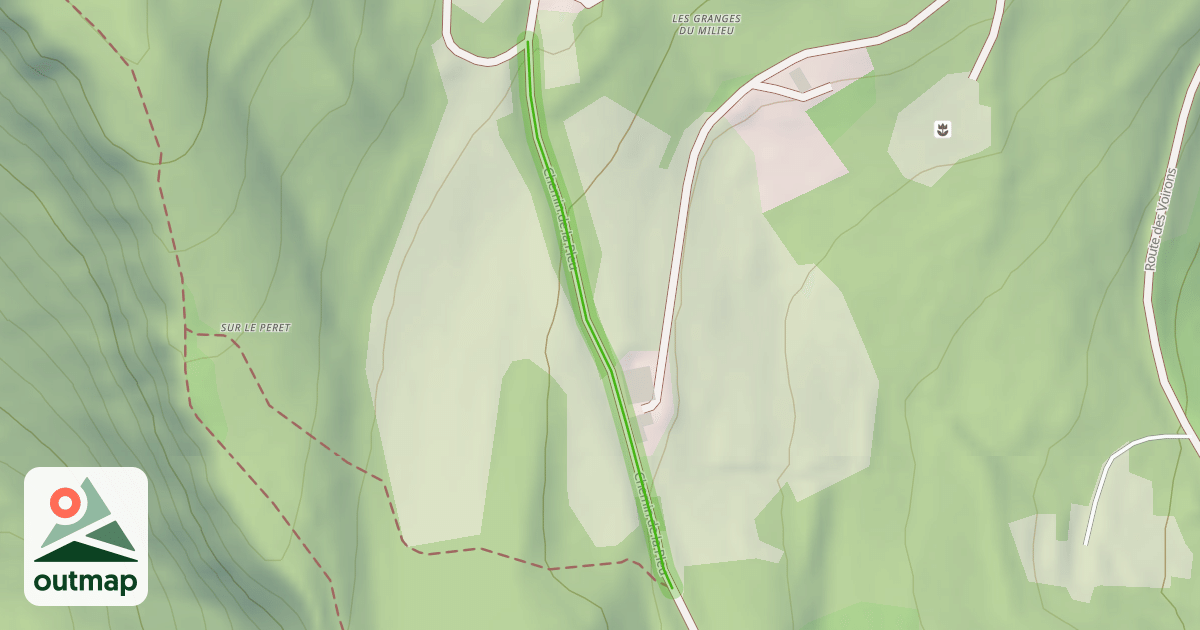 Map of Chemin de la Pleu