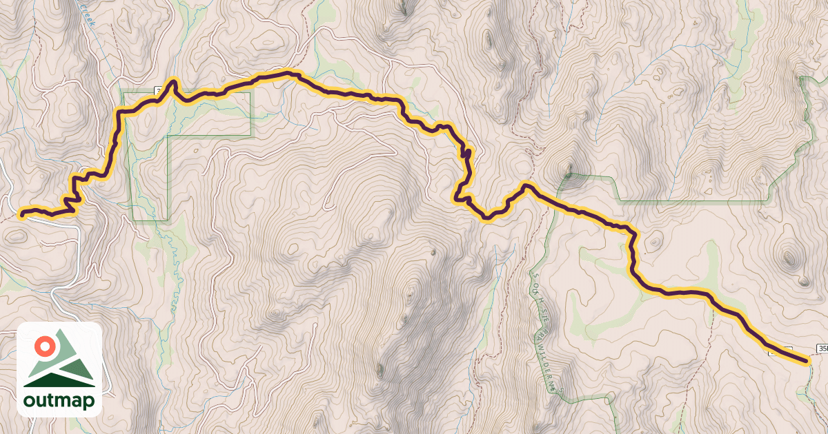 Map of Albanita Trail