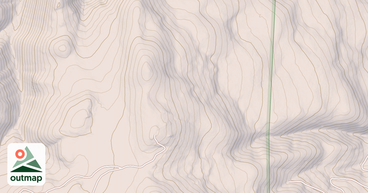 Map of Nounan Peak