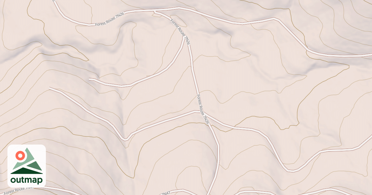 Map of USFS Motor Vehicle Use Map Roads {3B19DCEF-CE9F-4D15-A1F6-4FF1700B016D}