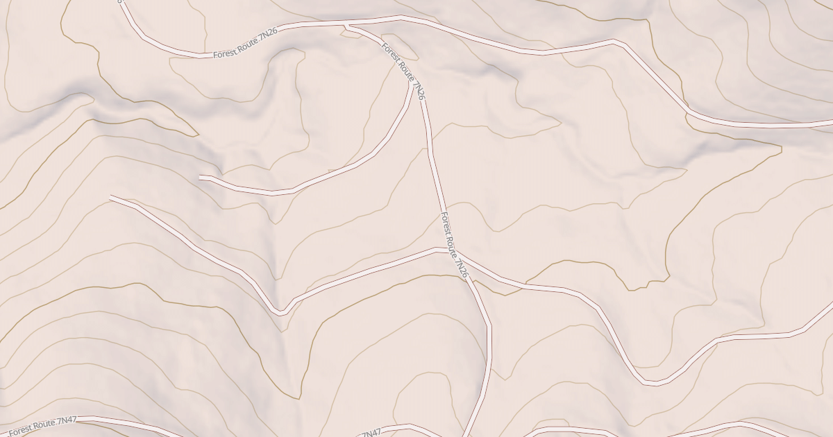 Map preview of USFS Motor Vehicle Use Map Roads {3B19DCEF-CE9F-4D15-A1F6-4FF1700B016D}