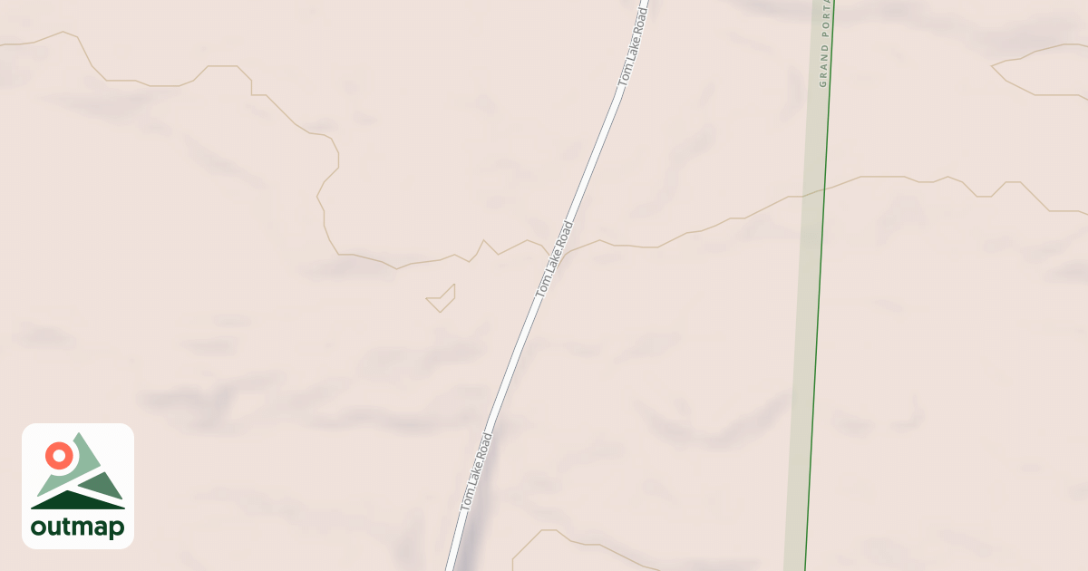 Map of Hovland Woods Trail
