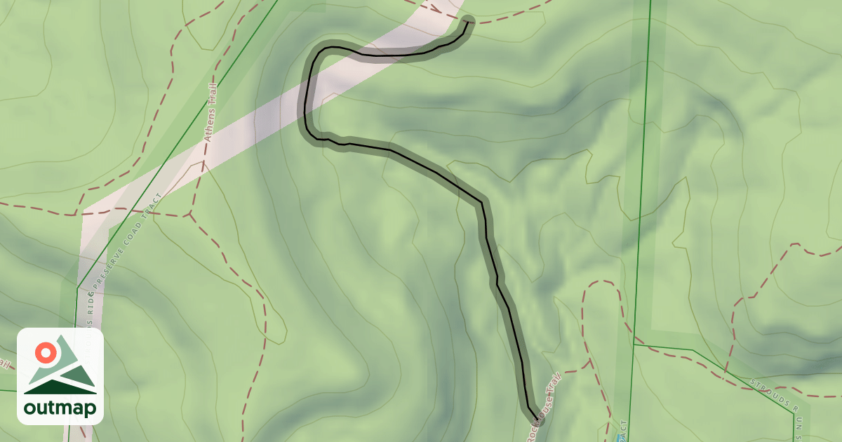Map of Basswood Trail
