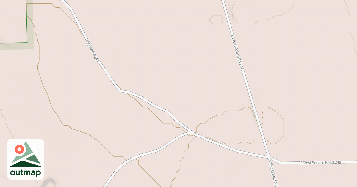 Map of USFS Motor Vehicle Use Map Roads {44E616BE-0DC9-4581-97AF-4F06BA8A1281}