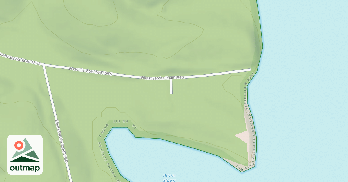 Map of TBD, POSSIBLE DISPERSED SITE