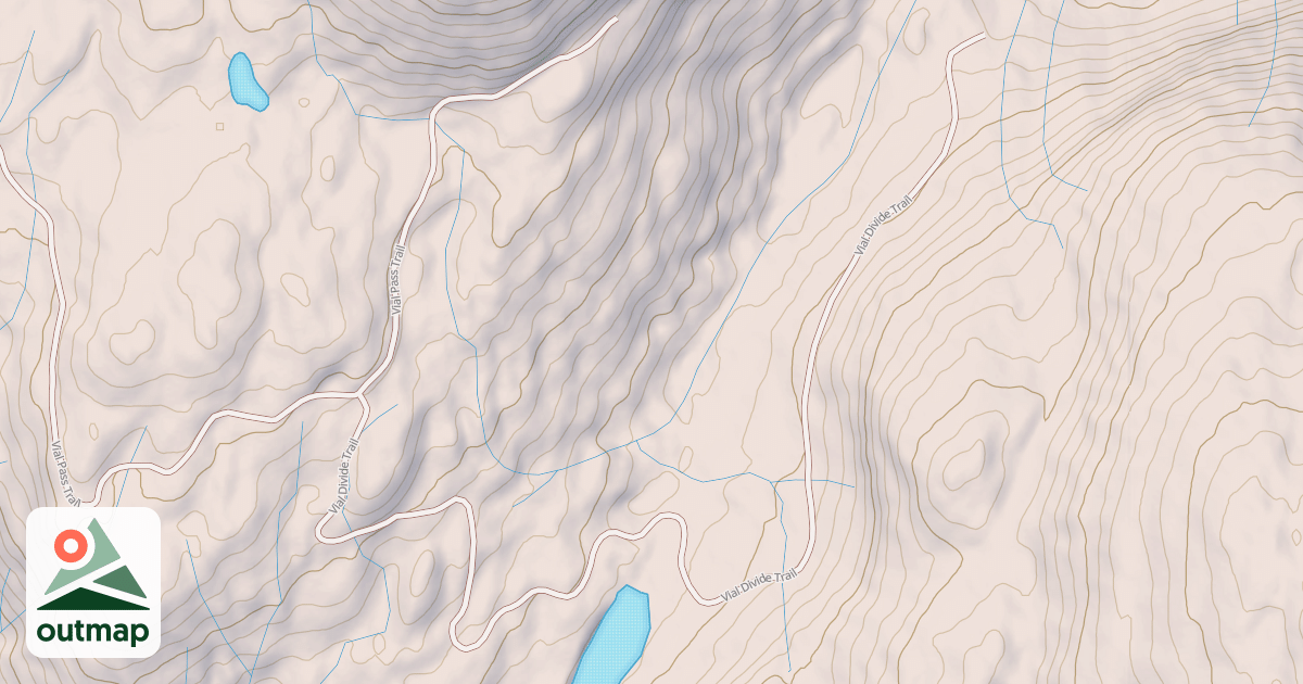 Map of VIAL DIVIDE