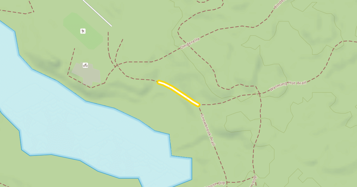 Map preview of Warming Hut Trail