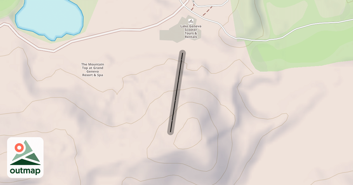 Map of Redwood Pass