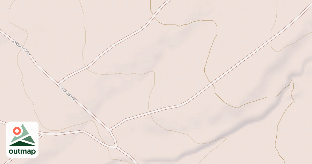 Map of CORRAL 18 SPUR B