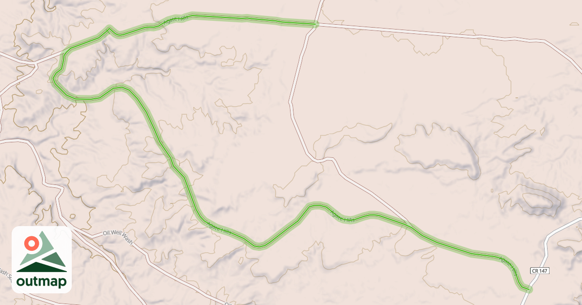 Map of Agate Hills