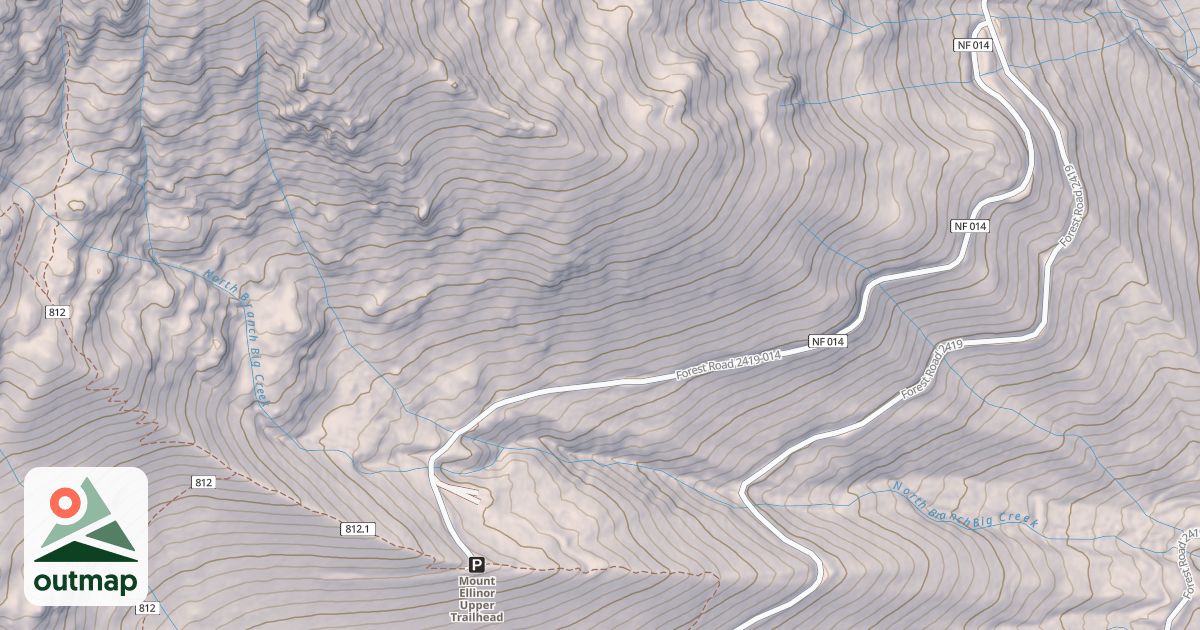 Map of MT ELIMOR TH