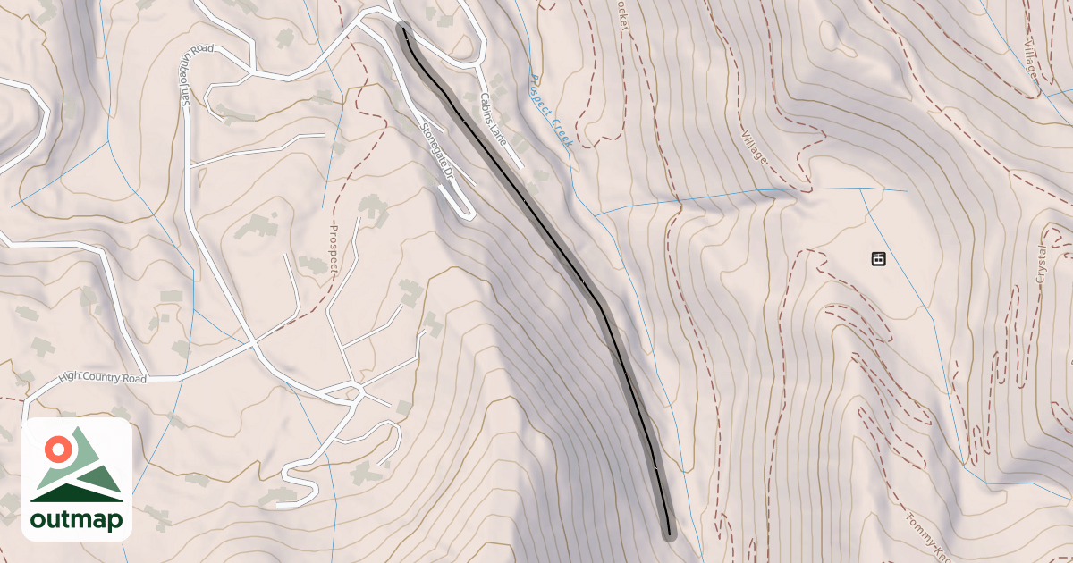 Map of Prospect Creek