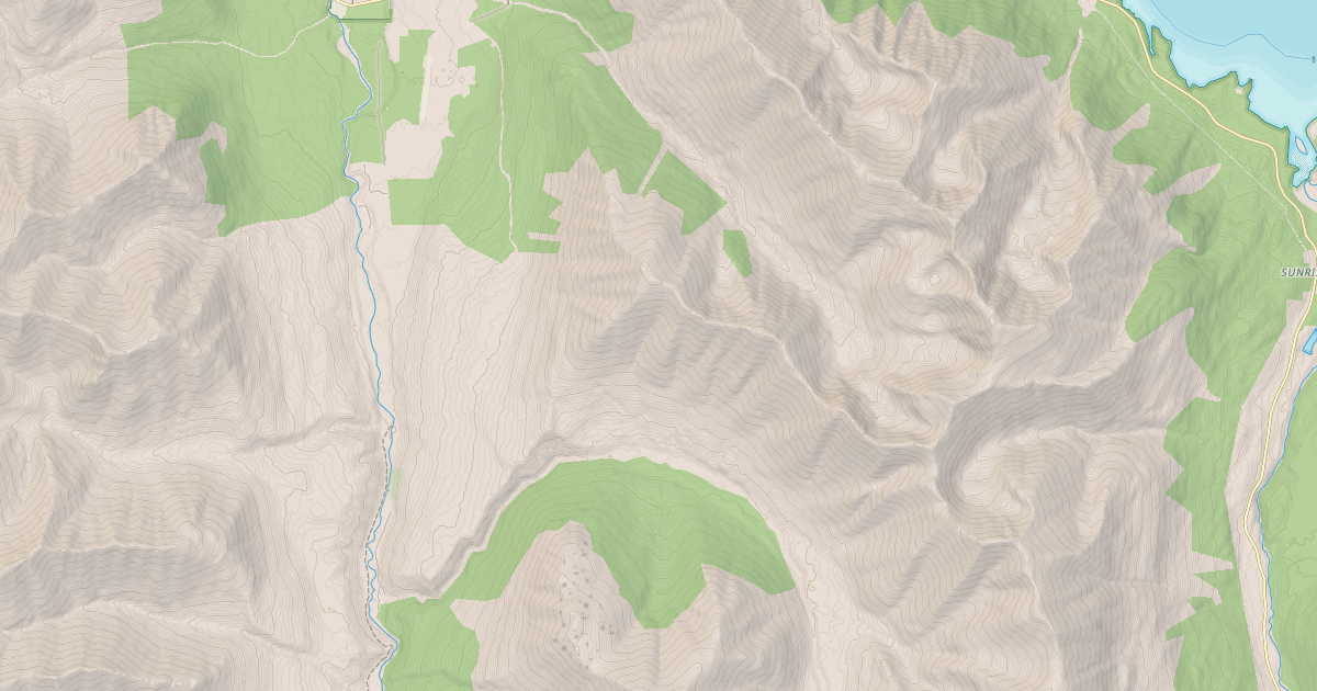 Map preview of PALMER CREEK RD