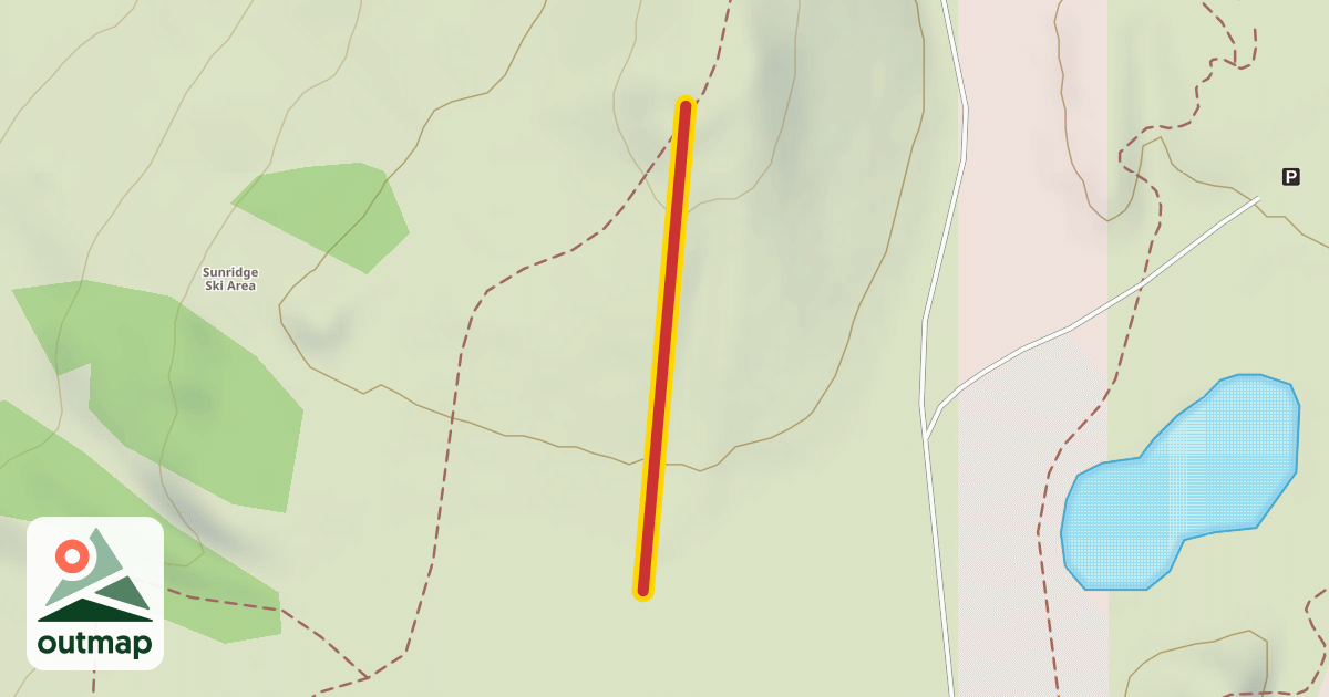 Map of Porcupine Carpet Lift