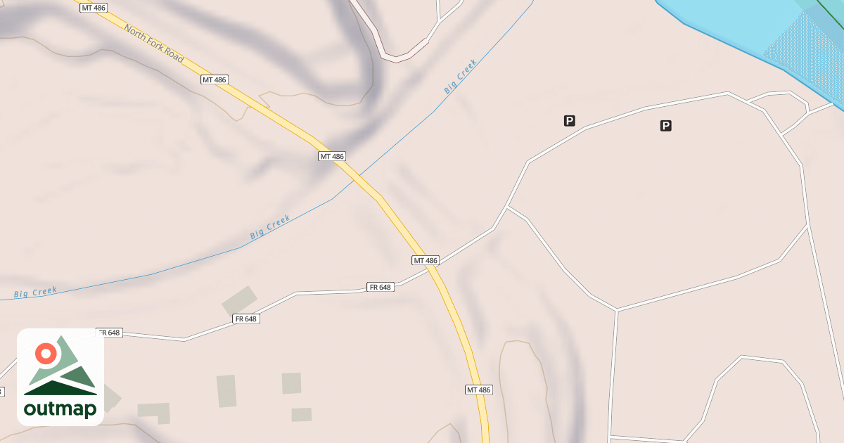 Map of BIG CREEK CAMPGROUND