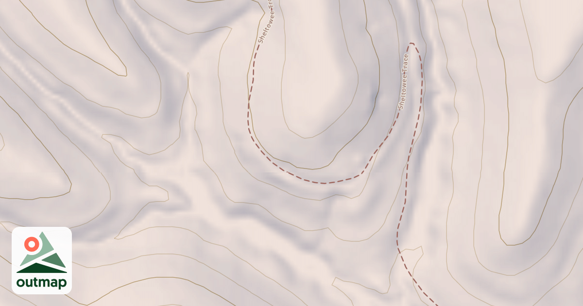 Map of Sheltowee Trace