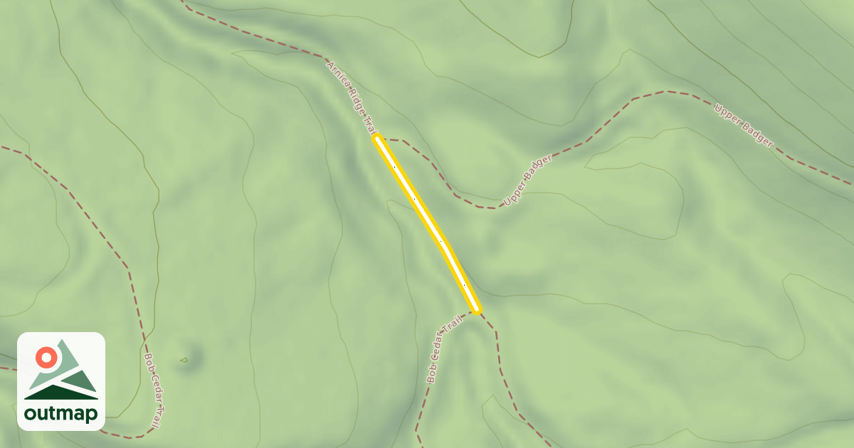 Map of Arnica Ridge Trail