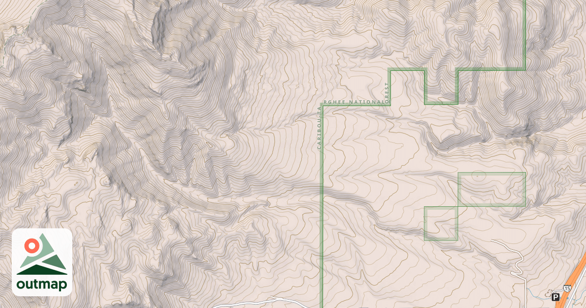 Map of SUMMIT TO ROWLEY CANYON