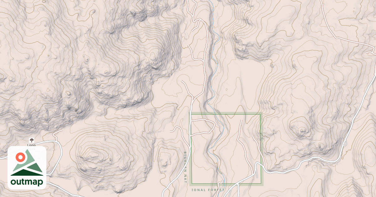 Map of BIG GOOSE R.S.