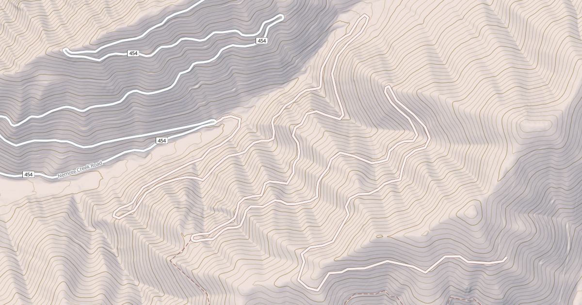 Map preview of NORTH SHERIDAN RIDGE